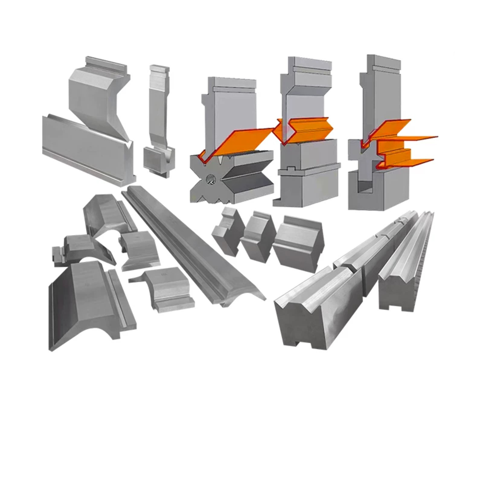 Herramientas de plegadora hidráulica