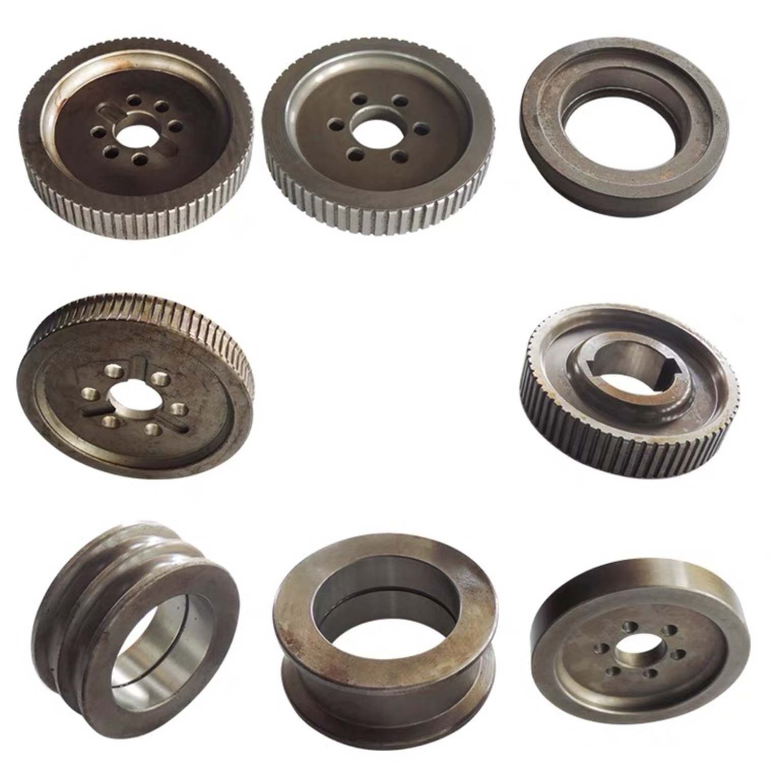 Rueda enderezadora de barras de refuerzo