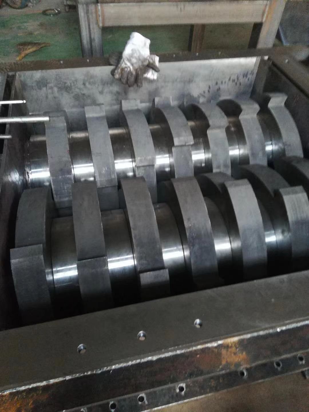 Cuchillas trituradoras de dos ejes