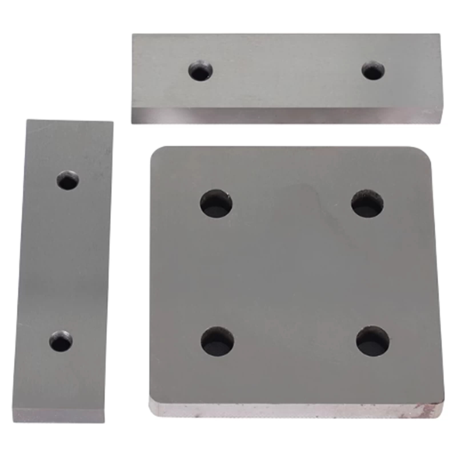 Juego de cuchillas de acero para herramientas para corte de ángulos en punzonadora Ironworker.