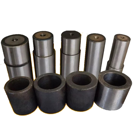 Dados y matrices para dobladora de varilla fabricados en acero aleado con control HardnessMap QC para evitar fracturas.