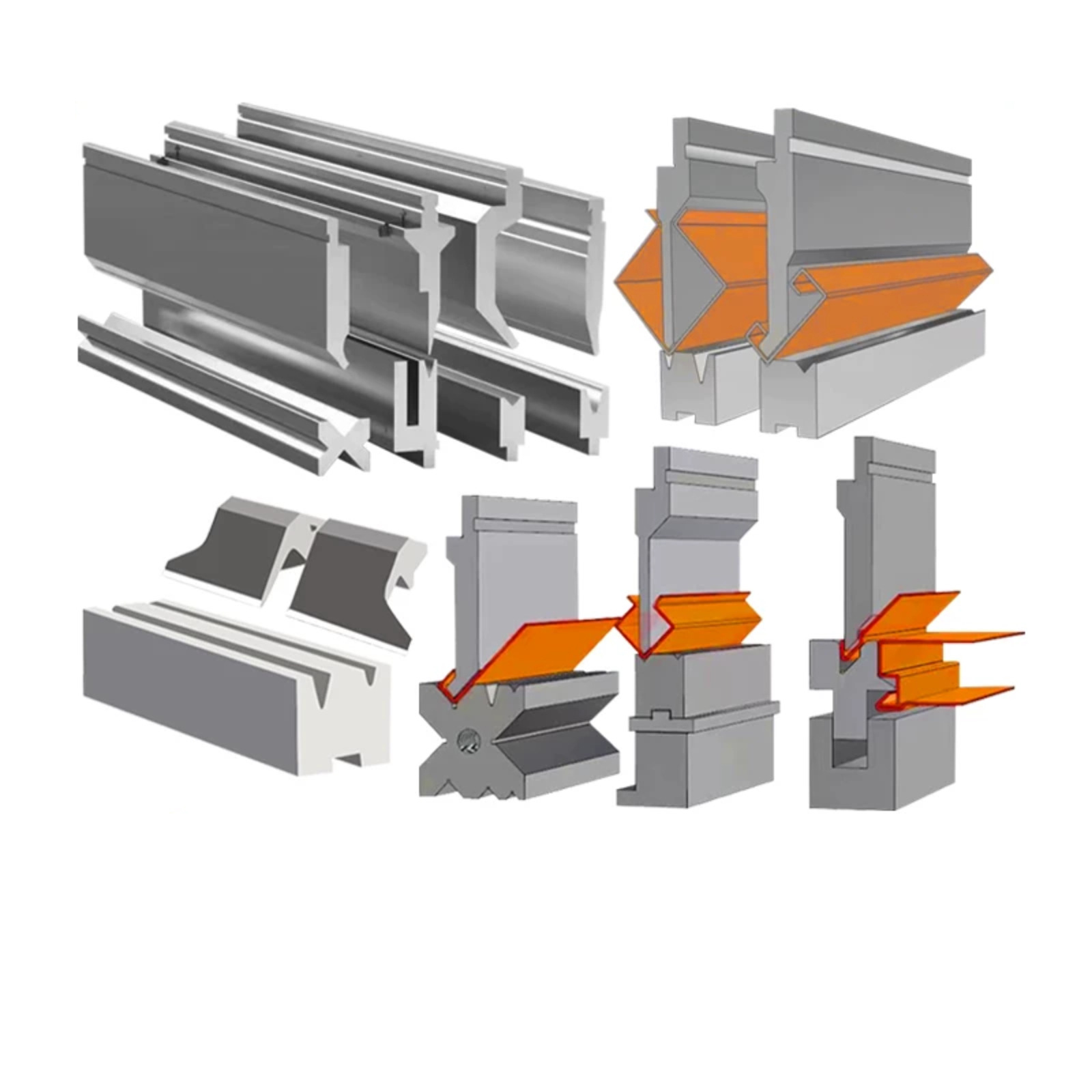 Línea de producción de punzones y matrices de acero 42CrMo para plegadoras