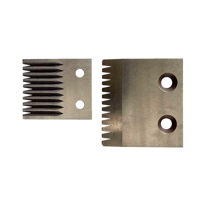 Cuchillo de precisión para el recorte de rebabas de caucho en la fabricación de neumáticos.