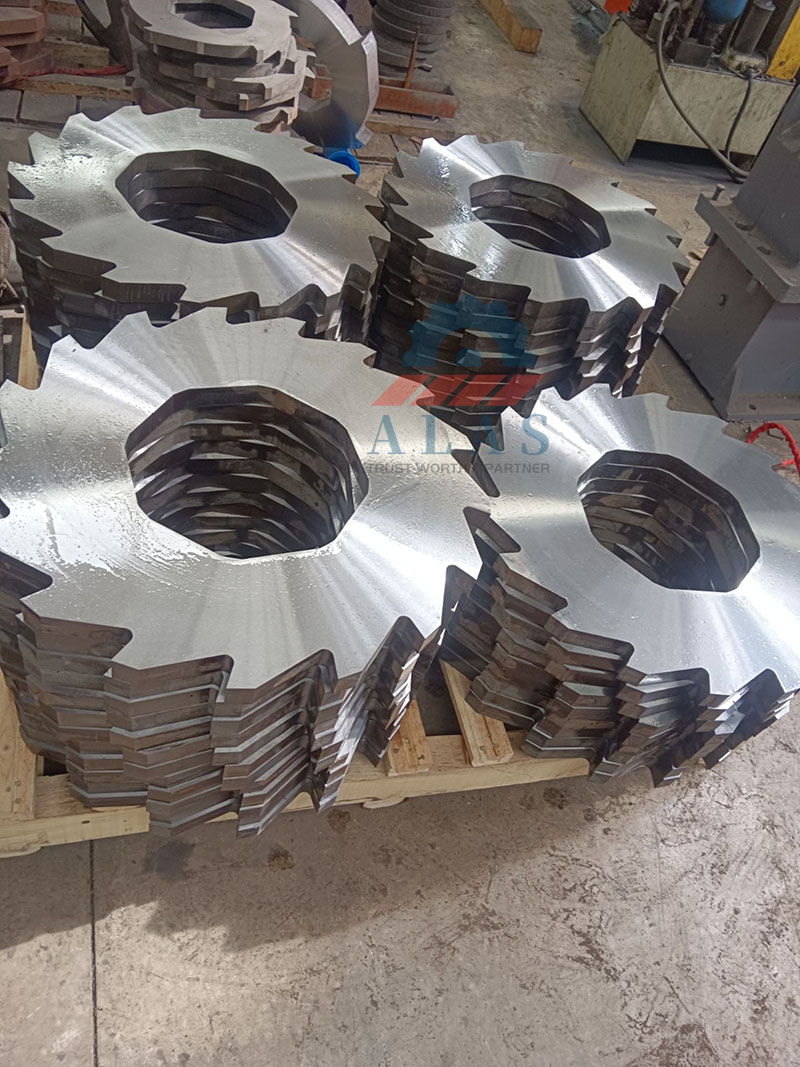 Custom Heavy-Duty Industrial Shredder Blades Factory Direct Pilas de cuchillas trituradoras industriales de alta resistencia en fábrica de un proveedor líder chino